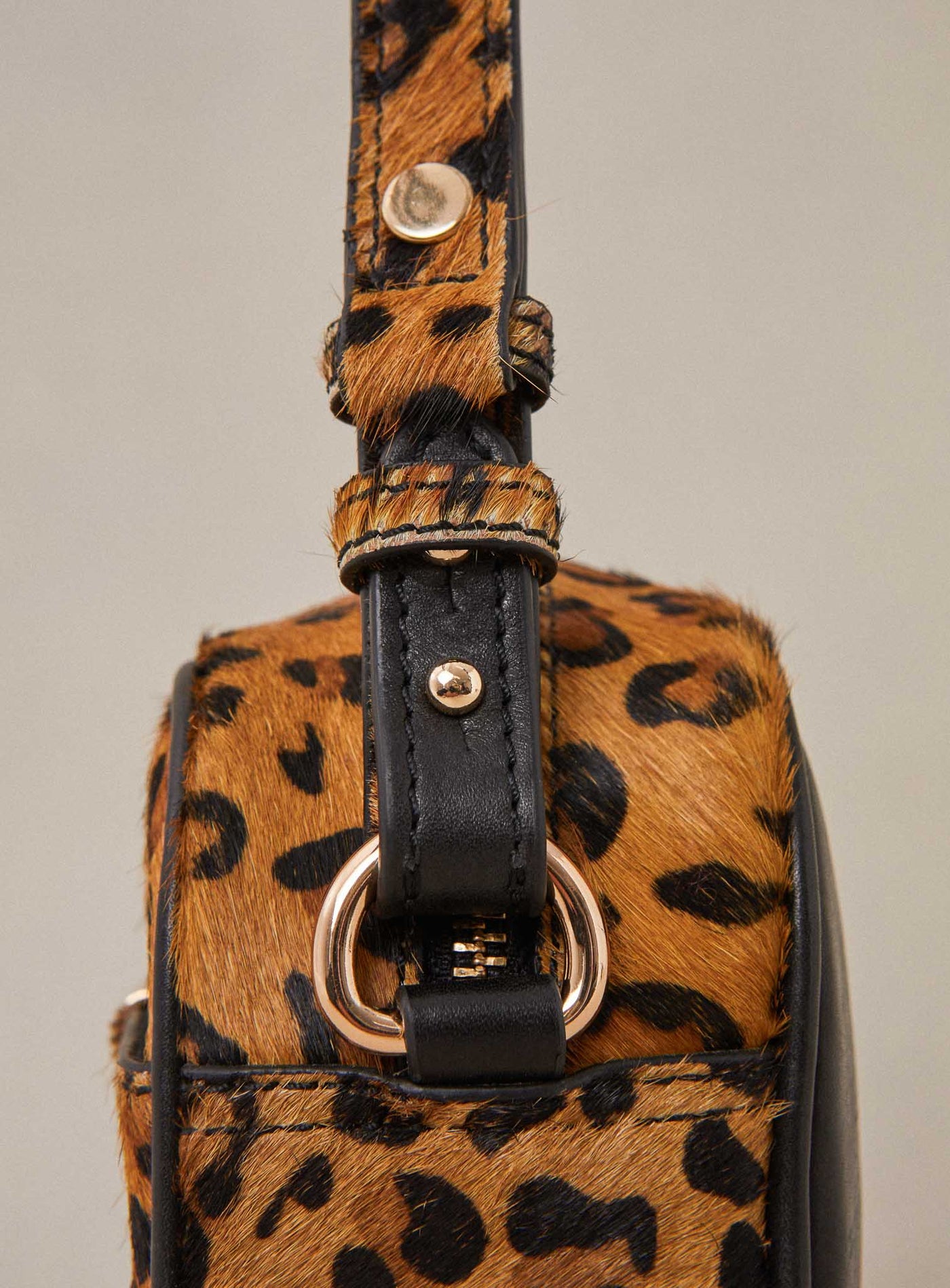 fw24 / sammy petit pony et cuir - leopard