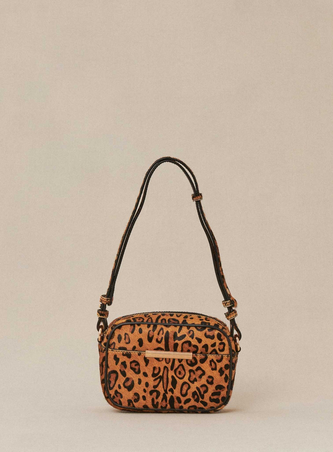 fw24 / sammy petit pony et cuir - leopard