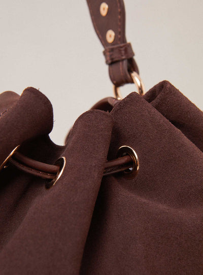 fw24 / sac sauline bimatiere - chocolat