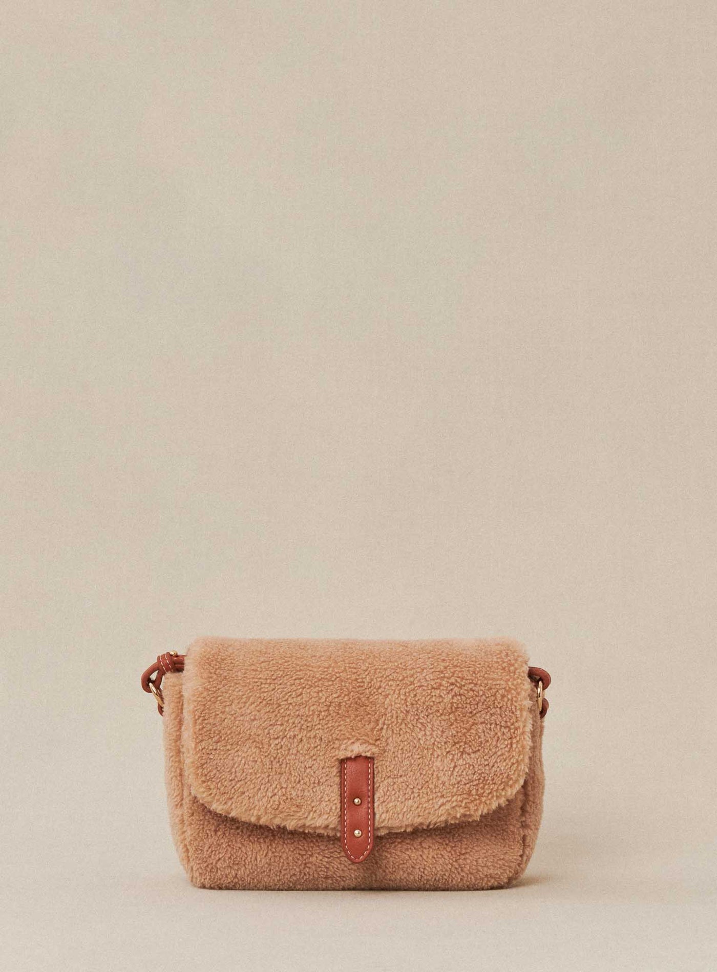 fw24 / sac servan fausse fourrure - camel