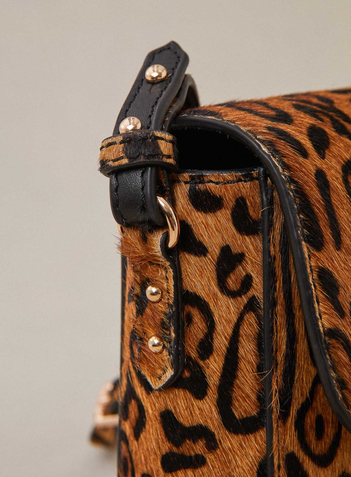 fw24 / sac servan pony - leopard