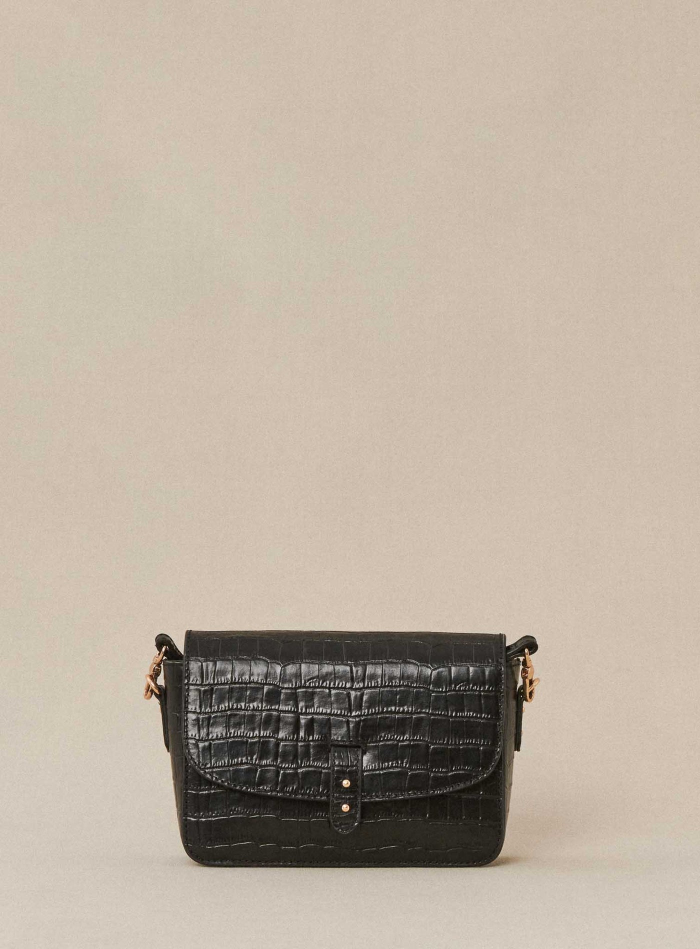 fw24 / sac servan croco - noir