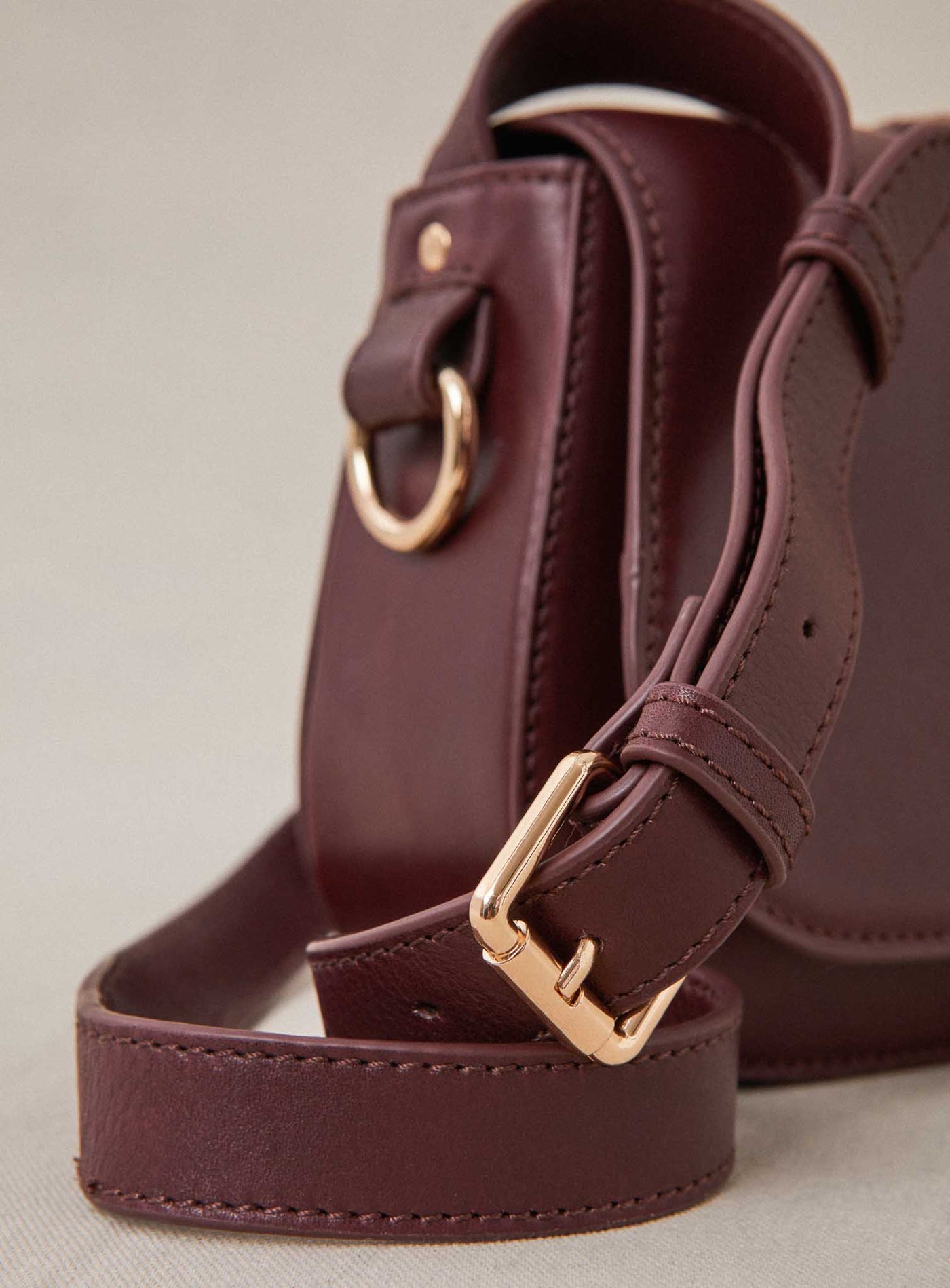 fw24 / sac soleo cuir - bordeaux