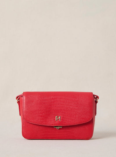 ss25 / steph leather bag - red