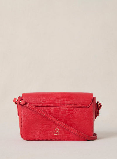 ss25 / steph leather bag - red