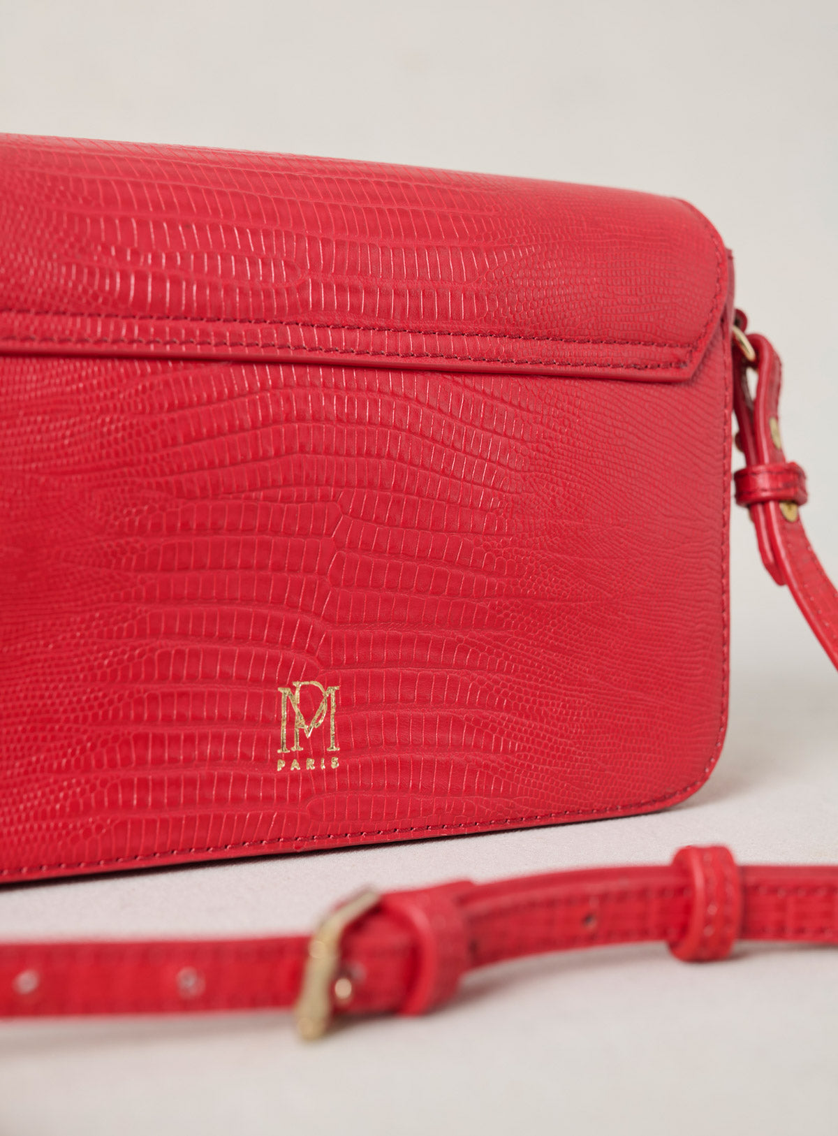 ss25 / steph leather bag - red