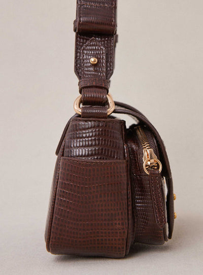 fw24 / sac mini steve multipoches - chocolat