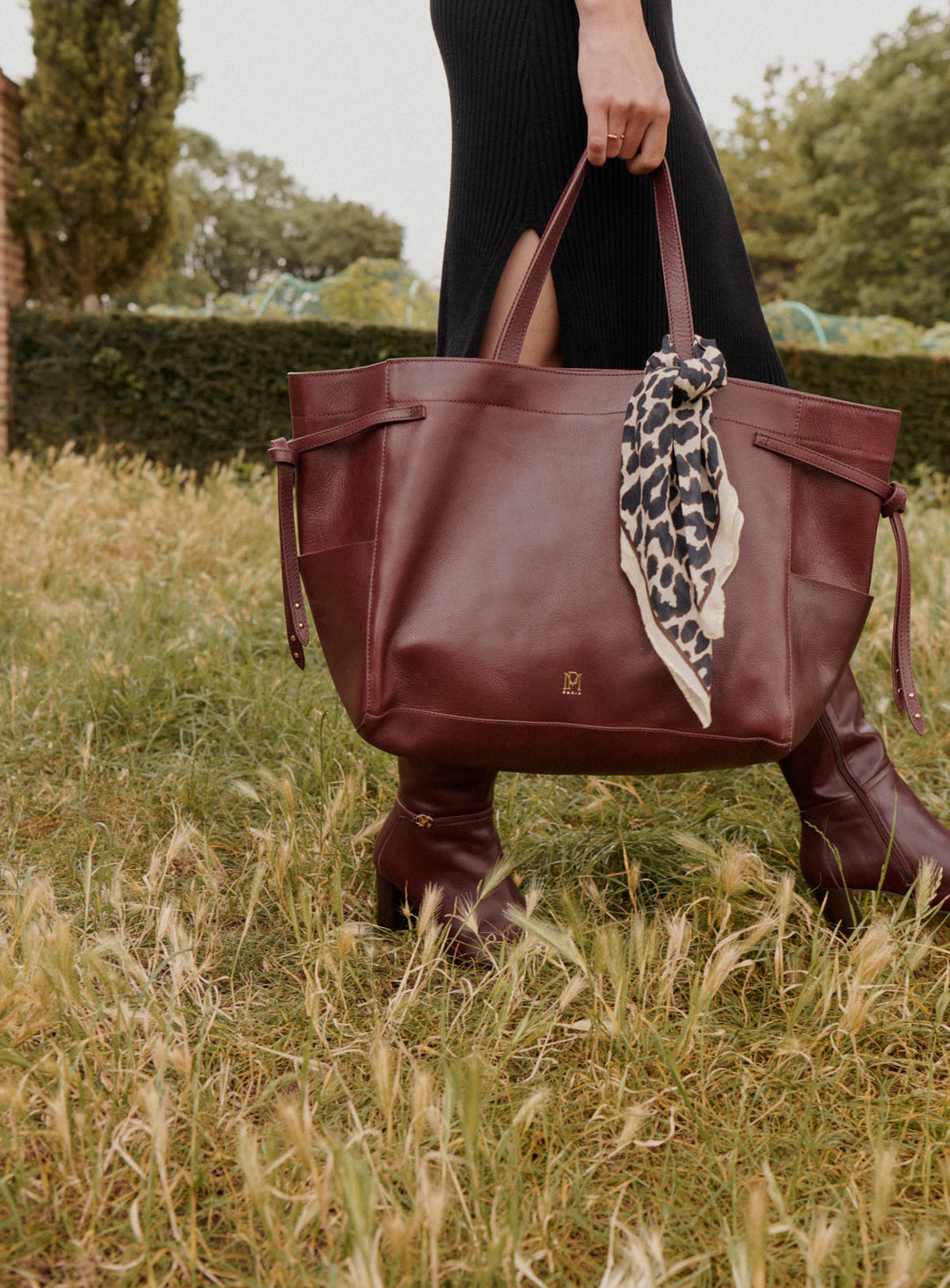 Sac A Main Cabas Cuir Cabas Susanne – Petite Mendigote