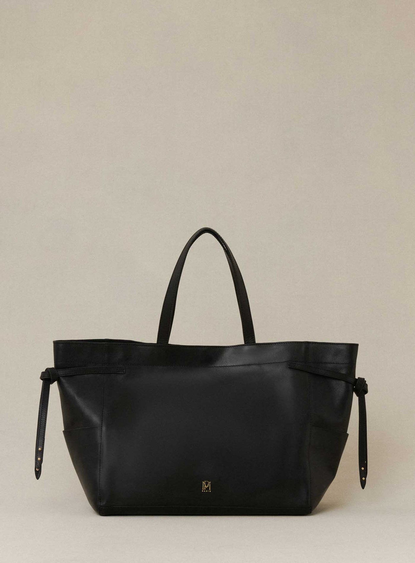 fw24 / cabas susanne cuir - noir