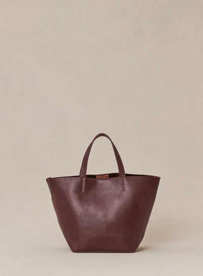 fw24 / petit sac sweety cuir - bordeaux