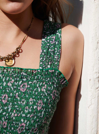 TOP FLEURI BRETELLES TIKKA PETITE MENDIGOTE