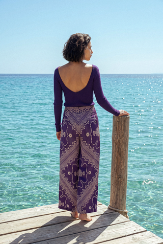fw24 / sous pull marilyn - violet