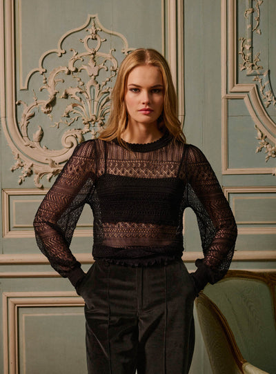 fw25 / miley sweater - black