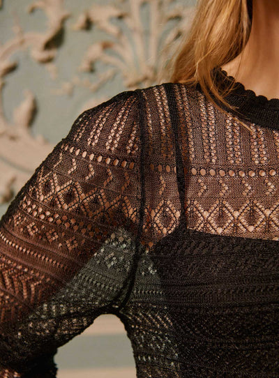 fw25 / miley sweater - black