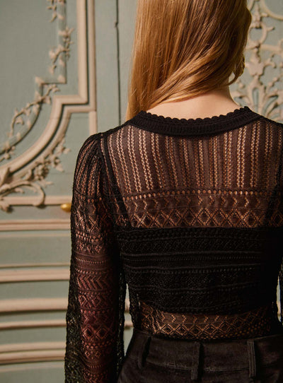 fw25 / miley sweater - black