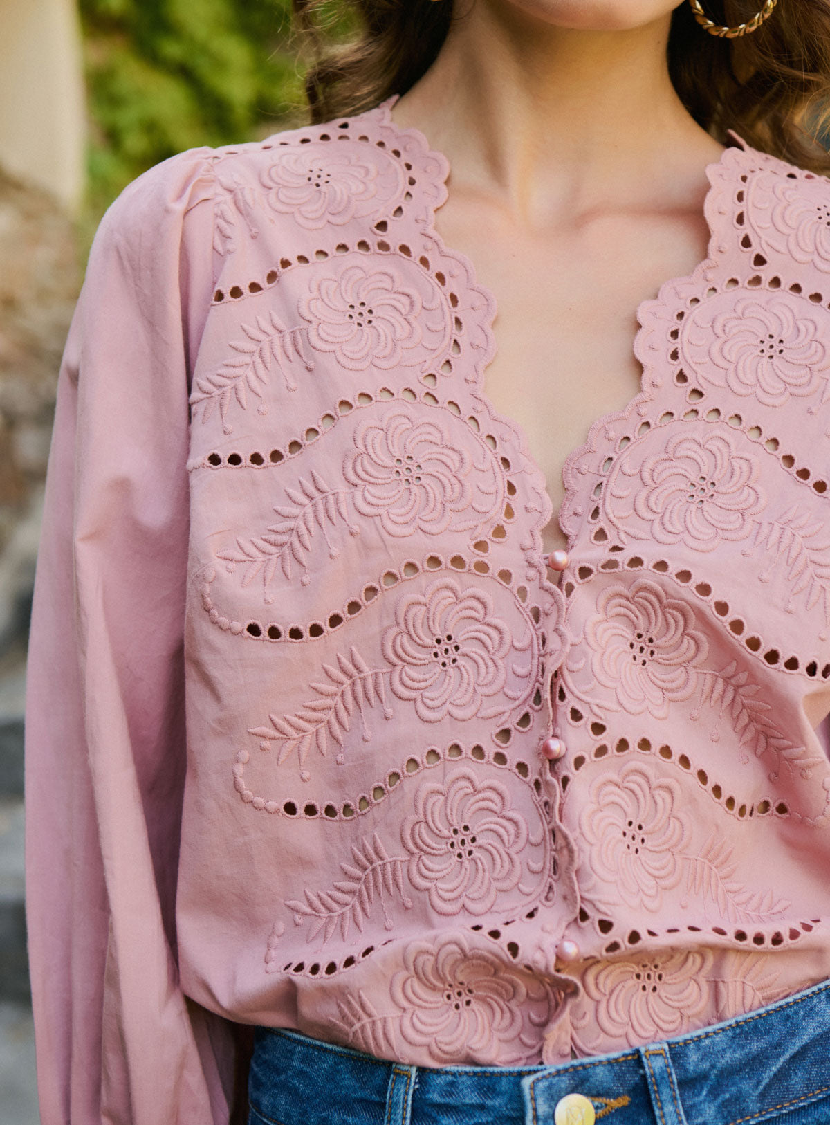 fw25 / tara shirt - woodrose