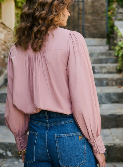 fw25 / tara shirt - woodrose