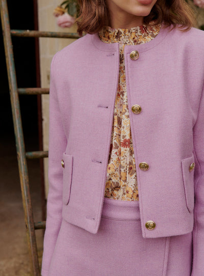 fw24 / veste octavie - rose