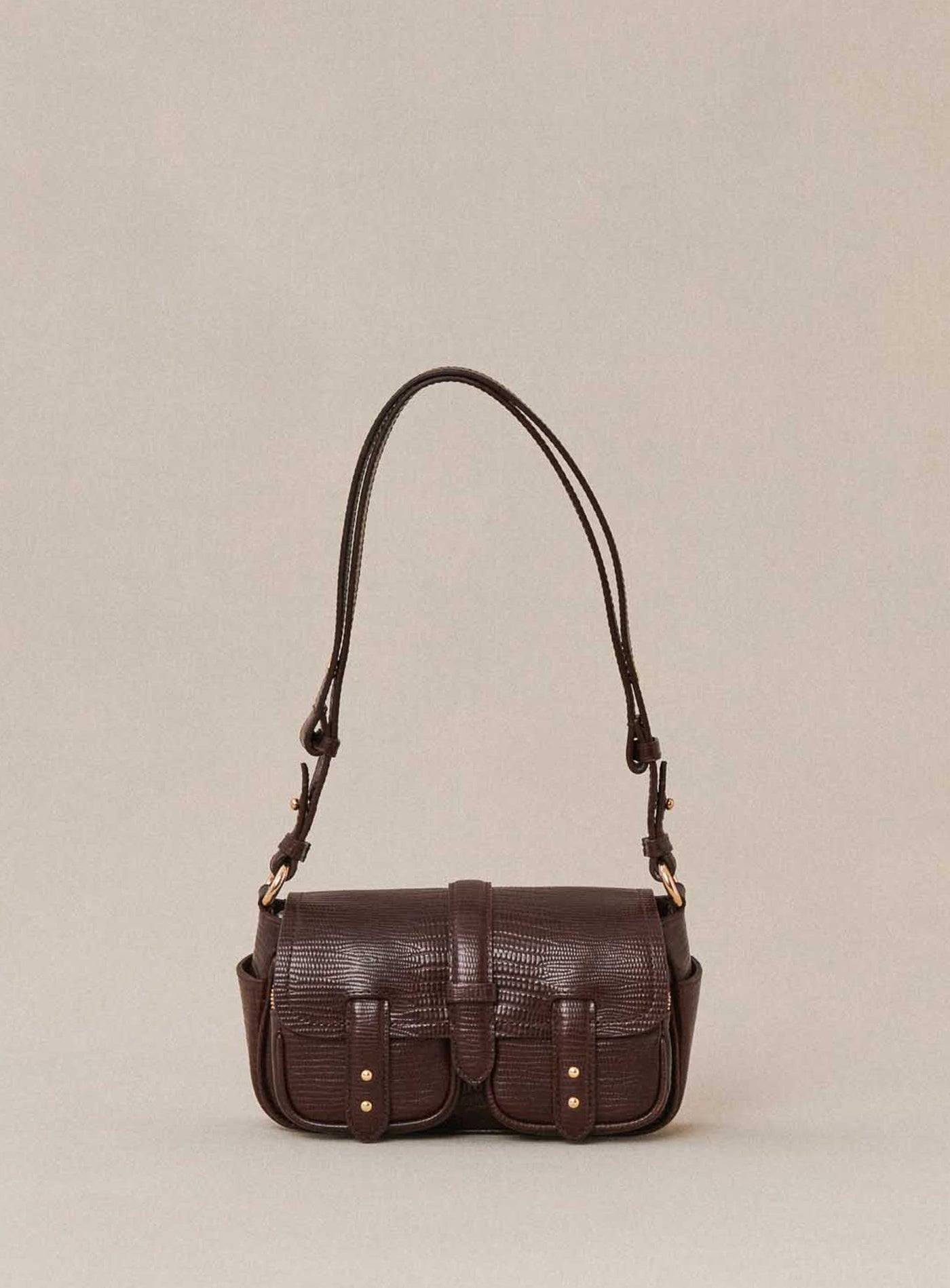 fw24 / sac mini steve multipoches - chocolat