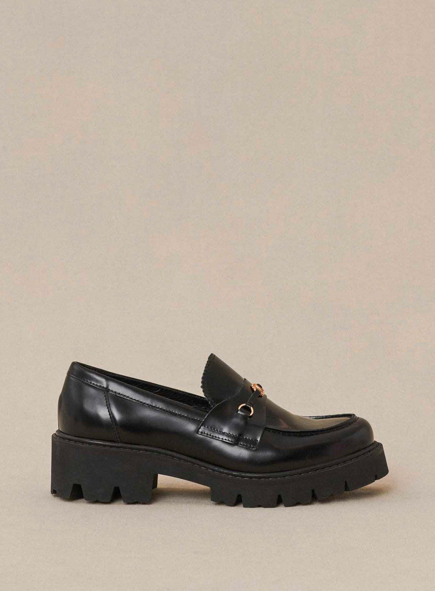 fw24 / mocassins semelle compensee - noir