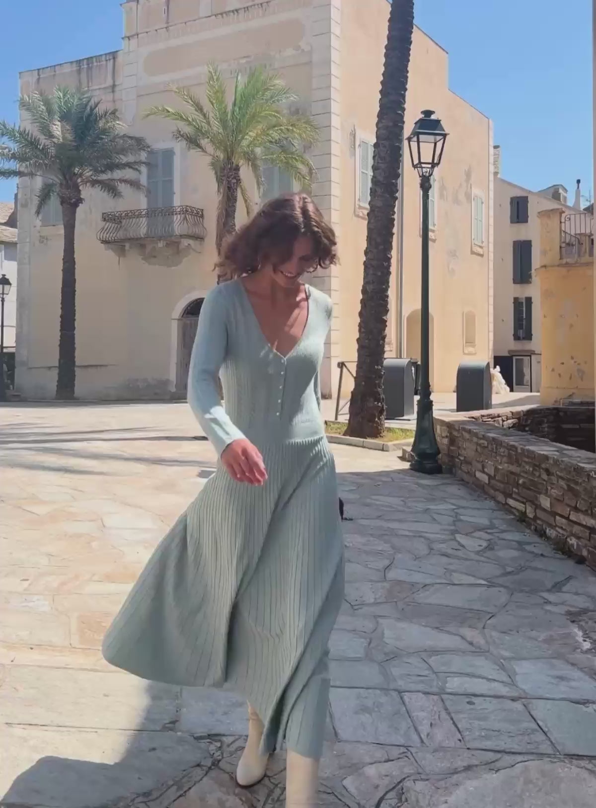 Robe en maille Edna