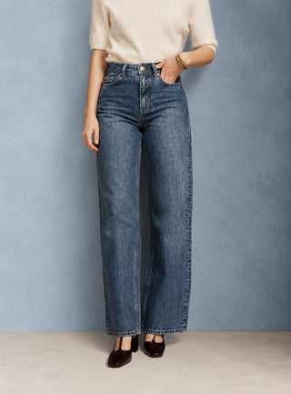 Wide Prune Jeans