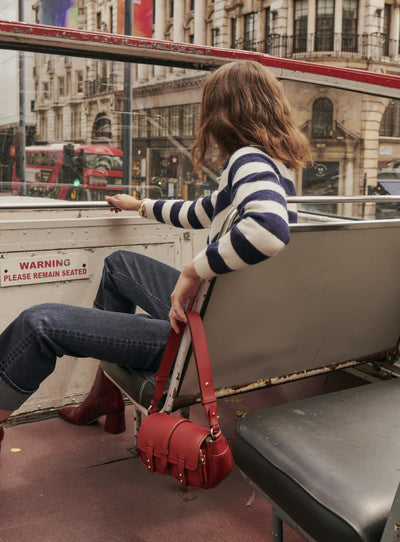 fw24 / sac mini steve multipoches - rouge