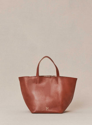 fw24 / petit sac sweety cuir - camel