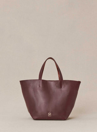 fw24 / petit sac sweety cuir - bordeaux