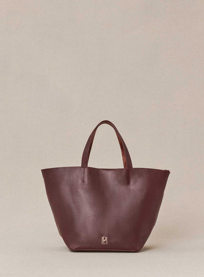 fw24 / petit sac sweety cuir - bordeaux