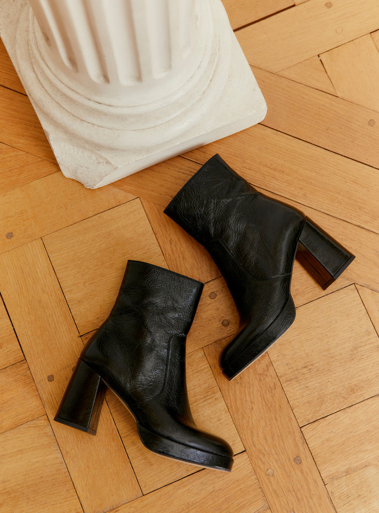 Petite mendigote shop batara metallic booties