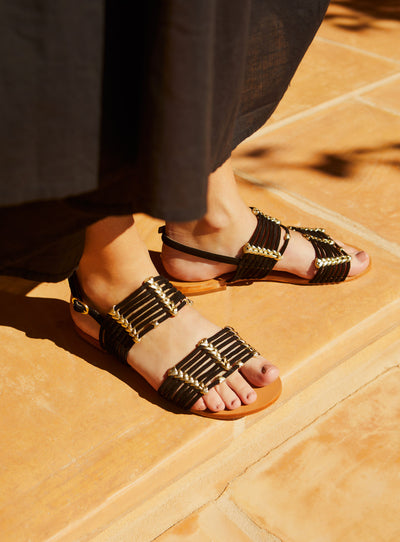 Sandales plates Thiago